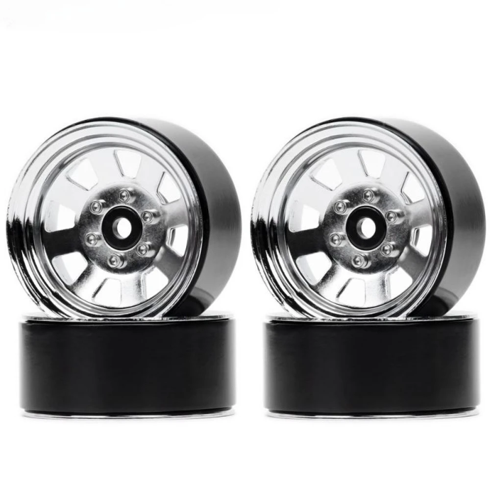 4 قطعة 1.9 بوصة 8-تكلم عجلات معدنية محور ل 1/10 RC الزاحف سيارة Traxxas TRX4 المدافع SCX10 RC4WD D90 رانجلر ترقية أجزاء