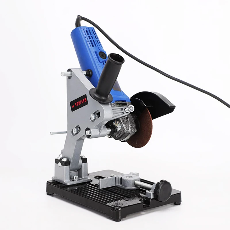 Diy Cutting Machine Cast Iron Base For 100-125 Angle Grinder Tool Accessory Angle Grinder Stand Holder Cutter Support Bracket