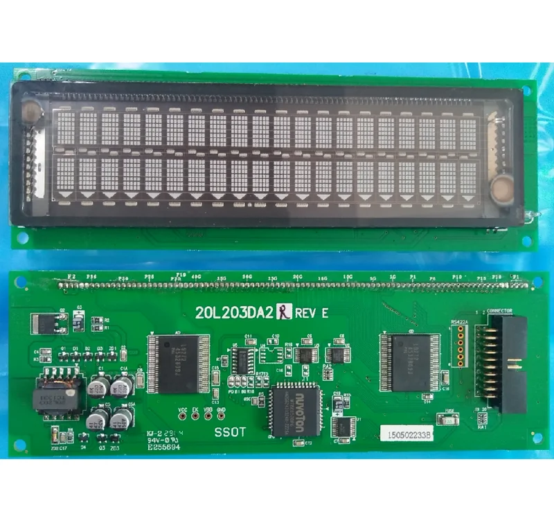 20L203DA2R Módulo de exibição VFD capacitivo e resistivo DISPLAY LCD