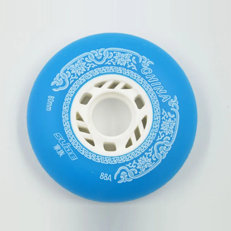 4 Pieces 88A Roller Skate Wheels Skating Wheel Professional Slalom Sliding Inline Skate Shoes Wheel Slide Patine Tires 72 76 80