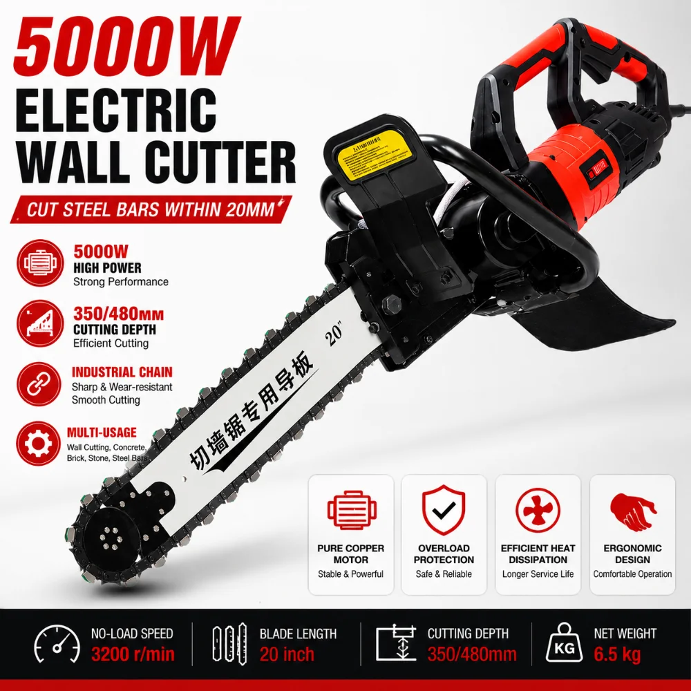 Electric Concrete Cutter - Electric Concrete Wall Cutter 5000W High