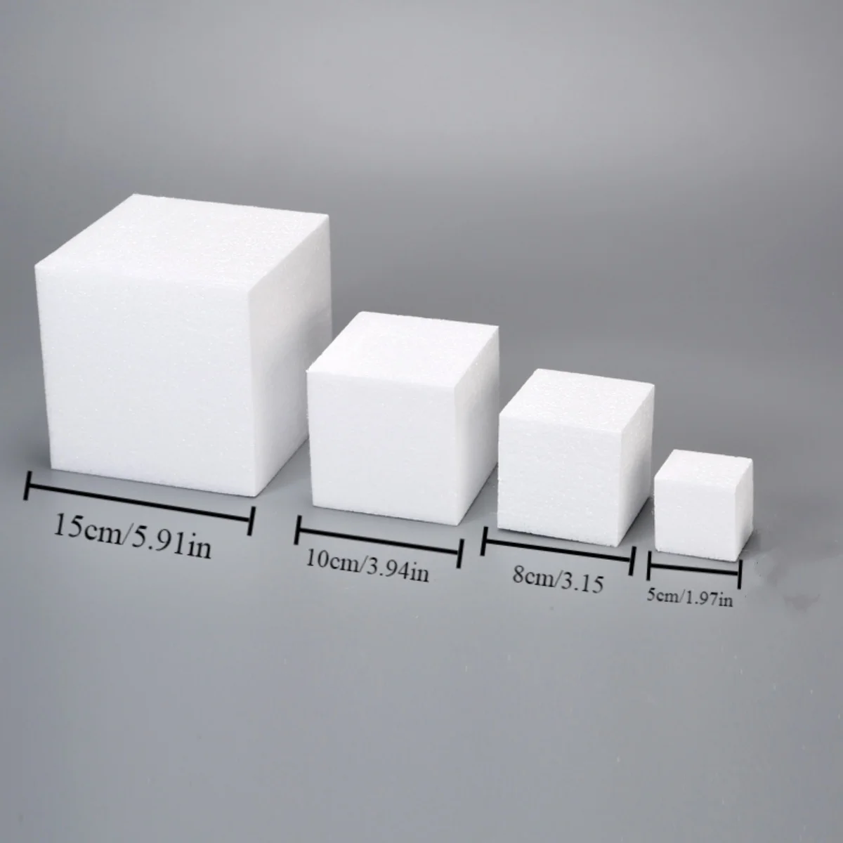 Multiple Sizes Craft Foam Blocks Art School Projects Polystyrene Brick Square Sculpture Flower Arrangement Modeling And Centerpieces