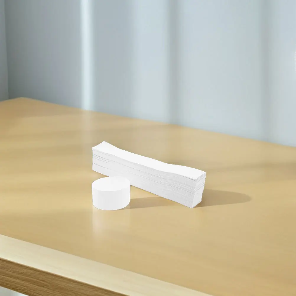 

100 шт. самоклеящихся белых лент для обвязки денежных пакетов для эффективного управления финансами в торговых центрах и отелях