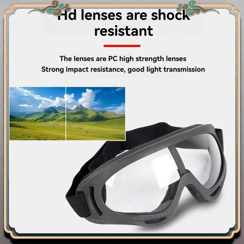 

Durable 2Pcs Goggles Outdoor Sport Glasses Game Clear Goggles