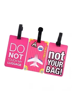 Silicone Airplane Luggage Tag 1