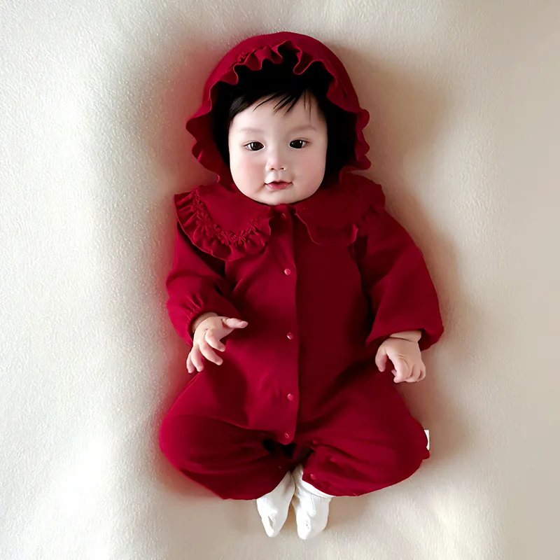 

Одежда для новорожденных девочек, комбинезон с ногами, комбинезоны, пижамы для новорожденных, комбинезон для детей 0-12 месяцев, одежда для младенцев, пижама