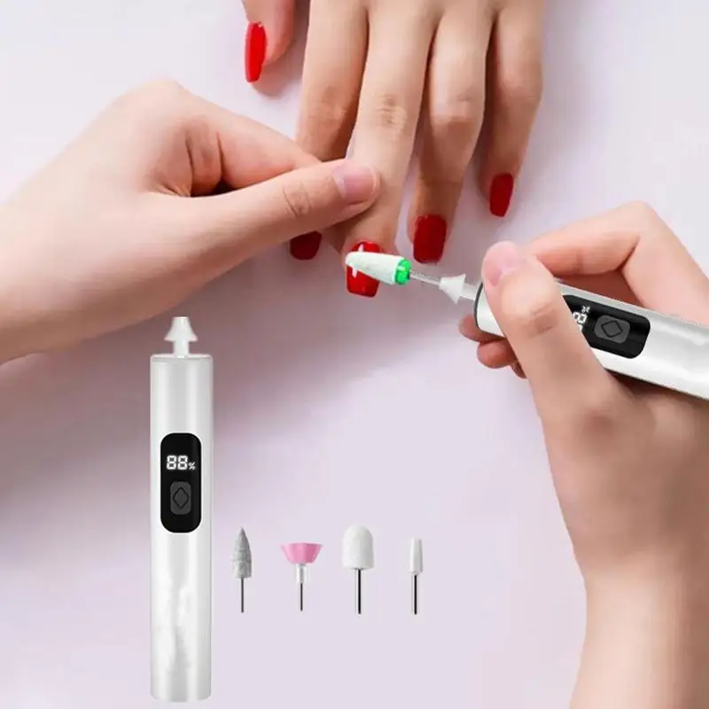Salon Quality Electric Nail File Drill Set Professional Kit for Acrylic Gel Nails Manicure Pedicure Efficient Tool