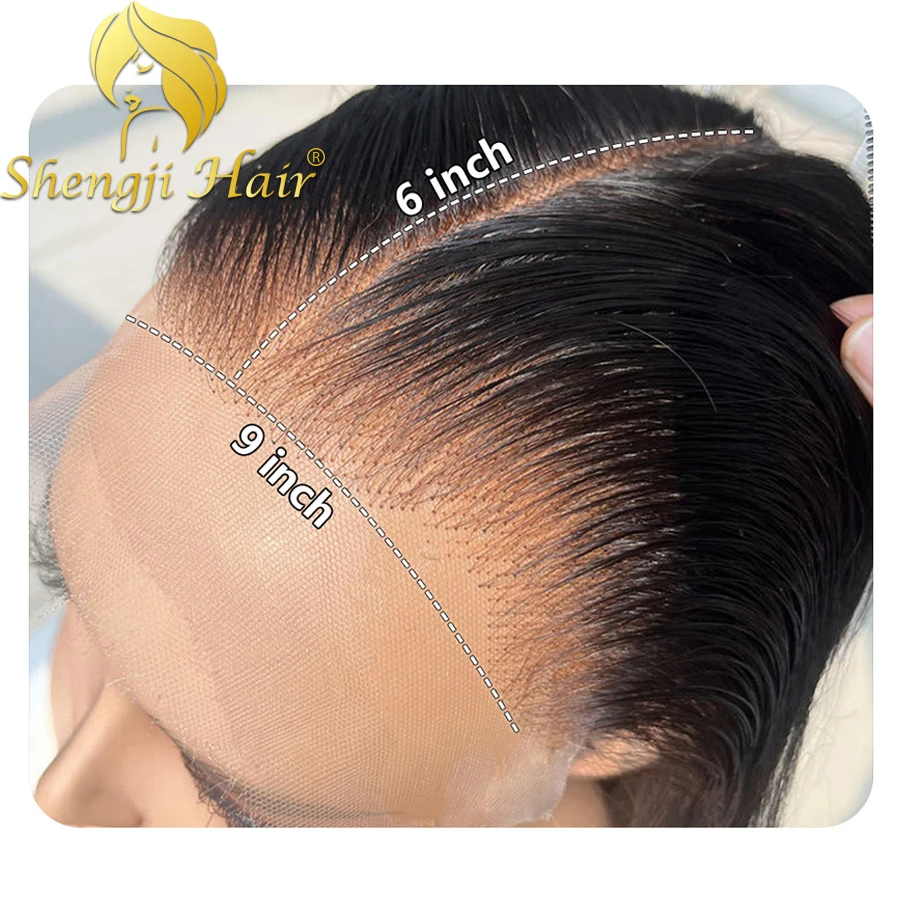 

Shengji Kim K Hd Lace Frontal Only Straight 6x9 Lace Closure Hand Tied Human Hair Closures Free Part Hd Lace Closure Pre Plucked