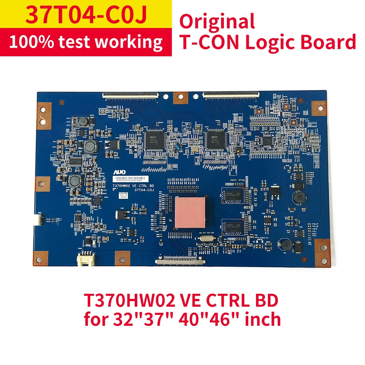 100% Original Test Work T370HW02 VE CTRL BD 37T04-C0J T-Con Board for 32"37" 40"46" Inch TV Repair Parts