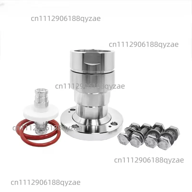 IF45/DIN-J Coaxial RF Adapter EIA7/8 Flange To 7/16DIN Male High Power Antenna System