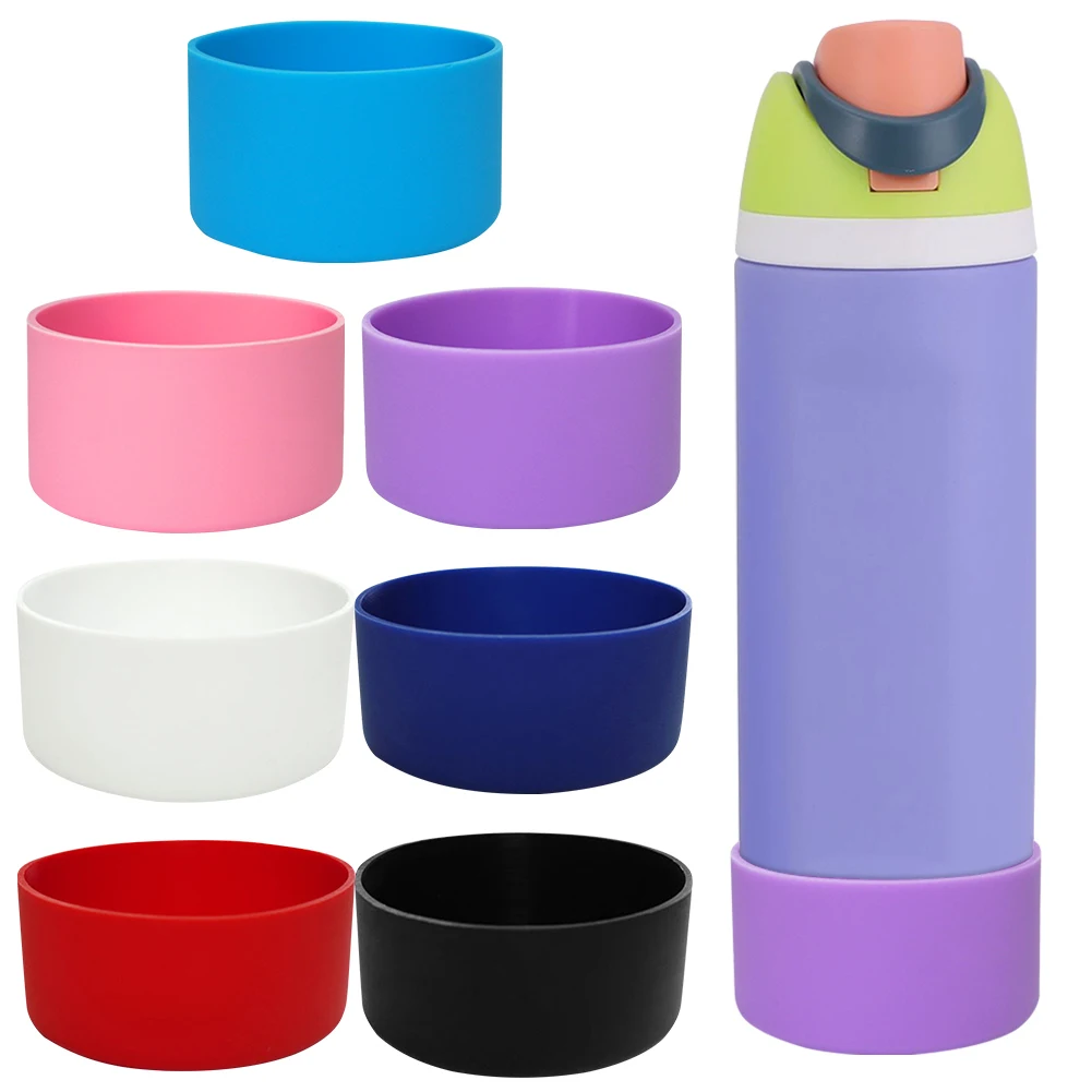 Silicone Water Bottle Boot For Owala 24oz 32oz 40oz Anti-Slip Protective Sleeve Bottom Bumper Bottle Seal Ring Silicone Stopper
