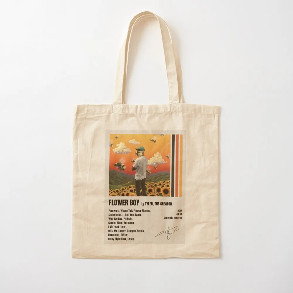 

Flower Boy Tote Bag Women's tote large Canvas
