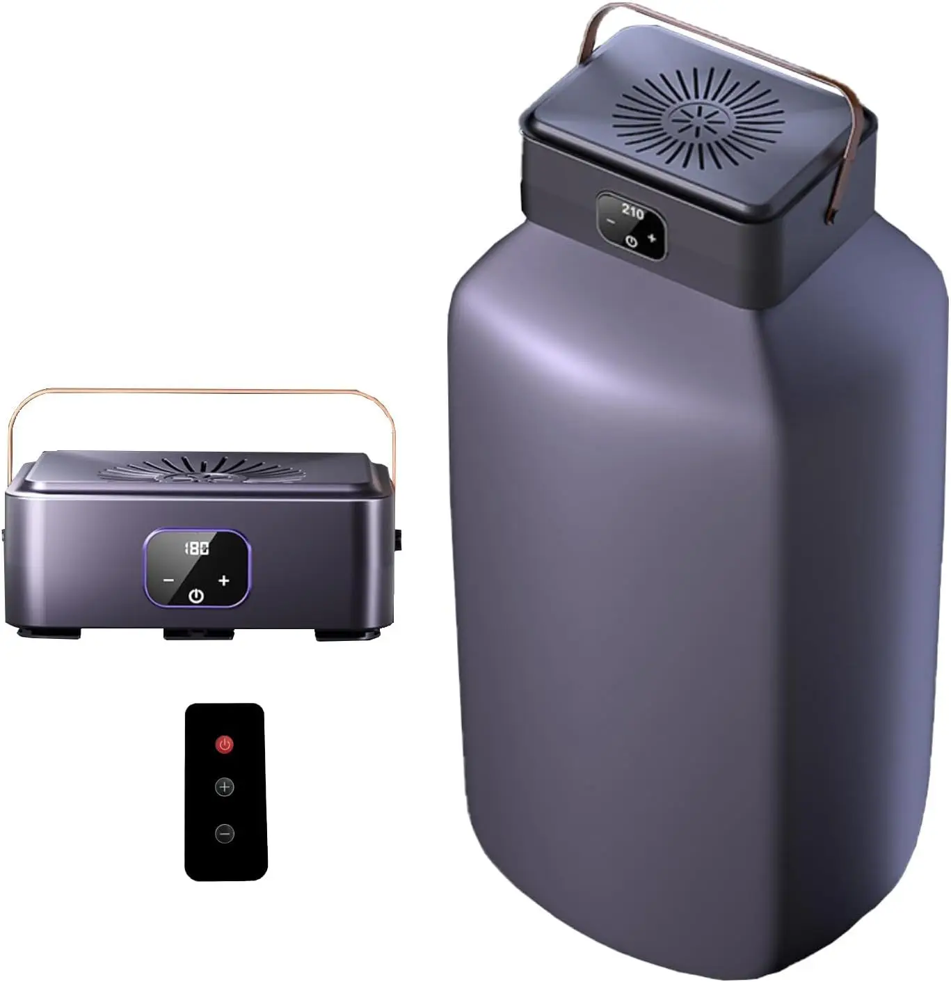 

Portable Clothes Dryer 20KG 650W Fast Dry Touch Screen Remote Control Quiet Energy-Saving Purple