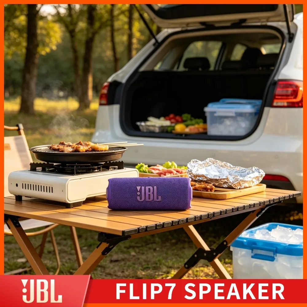 Creek Farm Powerful Sound JBL FLIP7 Bluetooth Speaker RGB IP67 Waterproof Handsfree Stereo TF Card Type C Pool Music Gear