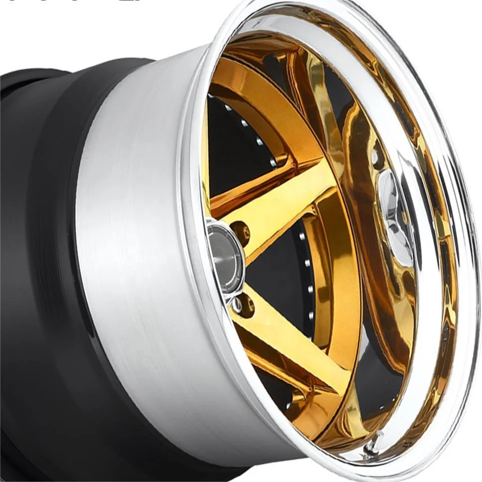 for   Custom New Type Double Color Forged High Strength Wheel 16/17/20/21 Inch deep concave dish 5X114.3 5X120 Passenger Car Whe