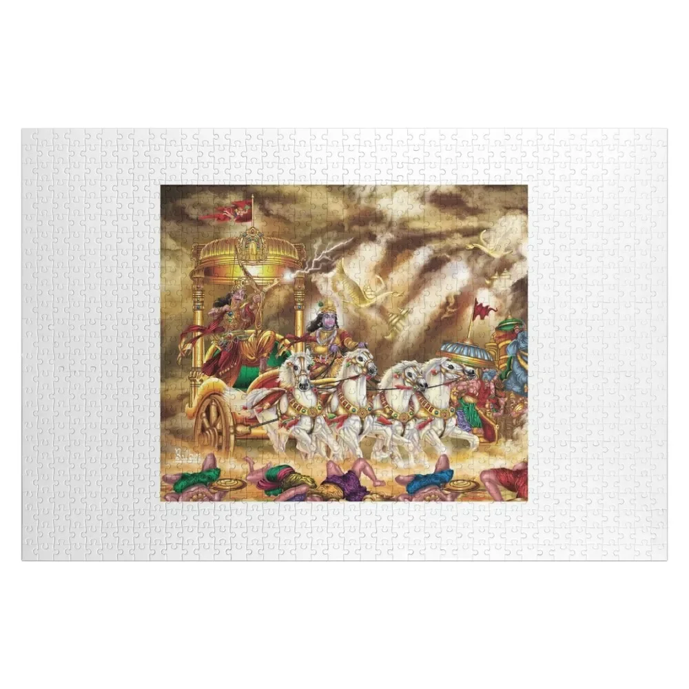 

Mahabharata Jigsaw Puzzle Wooden Jigsaws For Adults Children Personalized Baby Object Photo Custom Puzzle