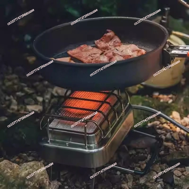 High Power Portable Folding Heater Furnace Camping Multifunctional Regulator Split Furnace Heating Furnace