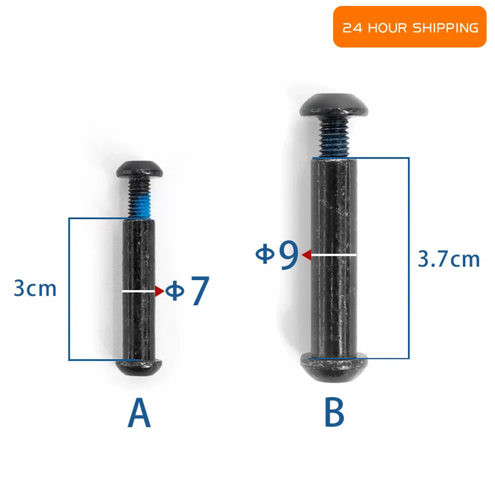 Viti di bloccaggio pieghevoli per Ninebot Segway MAX G30 G30 D Scooter elettrico Base pieghevole Bullone fisso Viti Comprimento nere Accessori