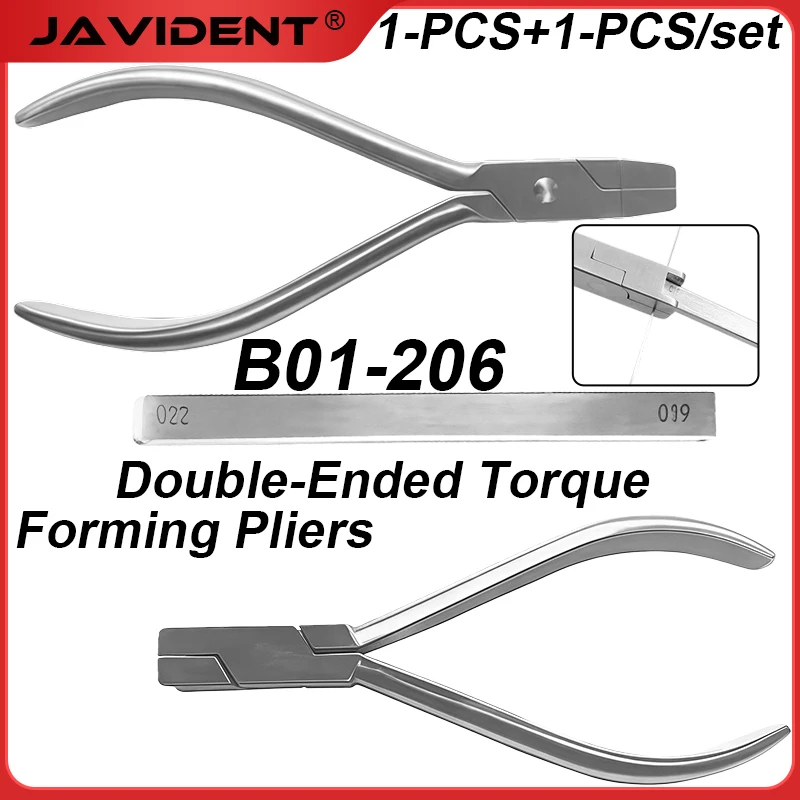 

1Set Dental Orthodontic Torque Forceps Set Dual-Head Design for Use with Torque Cards Stainless Steel Dental Instruments