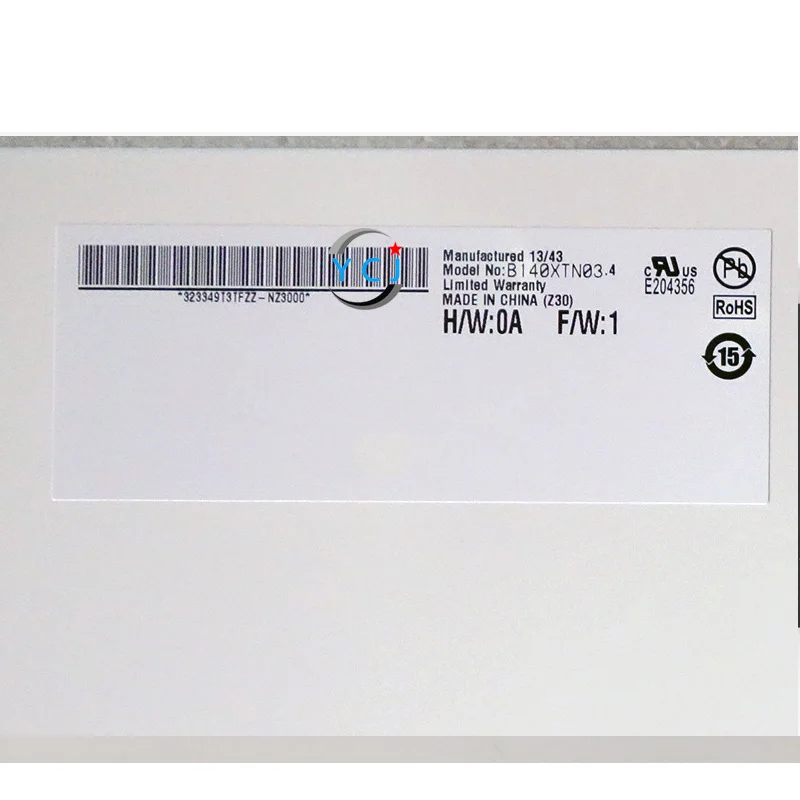 Imagem -03 - Ajuste Nt140whm-n31nt140whm-n41 B140xtn03.4 N140bge Ea3 N140bga-eb3 B140xtn06.a Lp140whu-tpc2 Ltn140at31 N140bge-e33 B140xtn03.3