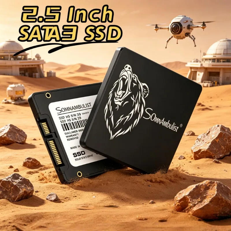 

Premium Heavy Duty SSD 2.5 Inch SATA3 Tough Body Anti-Shock Wearproof For Long Time Home Office Work