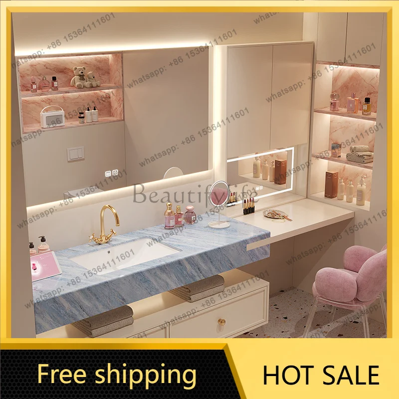 LJY Display Partitions Bathroom Cabinet Nordic Lazy Service Princess Designer Bathroom Cabinet Modern Funky Gabinete Salon Furni