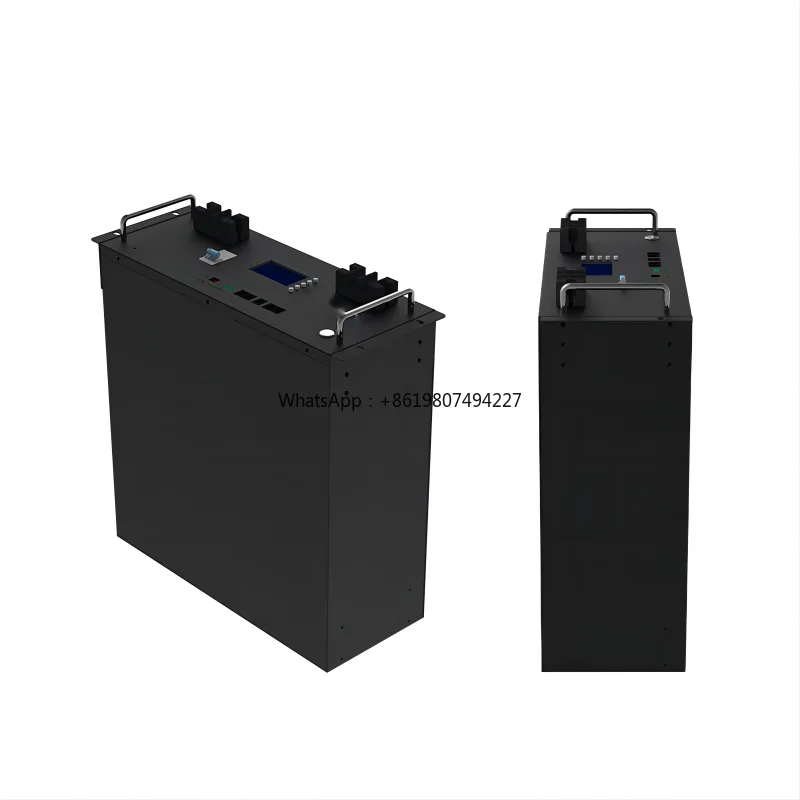 Langchuan 48V 100Ah 200Ah 5kwh 10kwh Rack-Mounted Lifepo4 Battery Hybrid Grid Connection RS232 Communication Port Solar System