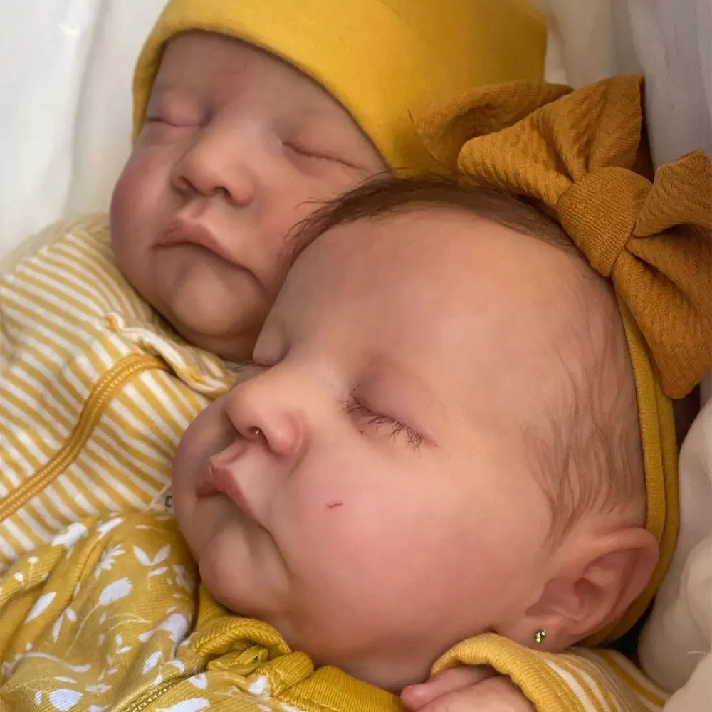 

50CM Finished Reborn Baby Dolls Levi Boy Girl Full Silicone Vinyl Newborn 3D Skin Visible Veins DIY Toys For Girls