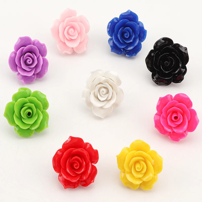 1Pcs Colorful Rose Shoelaces Buckle Decoration Flower Clip For Women Girls Casual Shoes Girl Gift For Sneakers Bulk Accessories