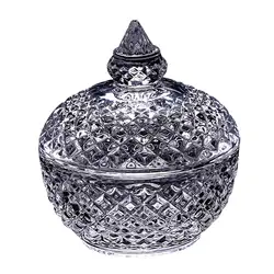 Glass Storage Jar Decorative Candy Bowl for Dried Fruit Candy Buffet Bar