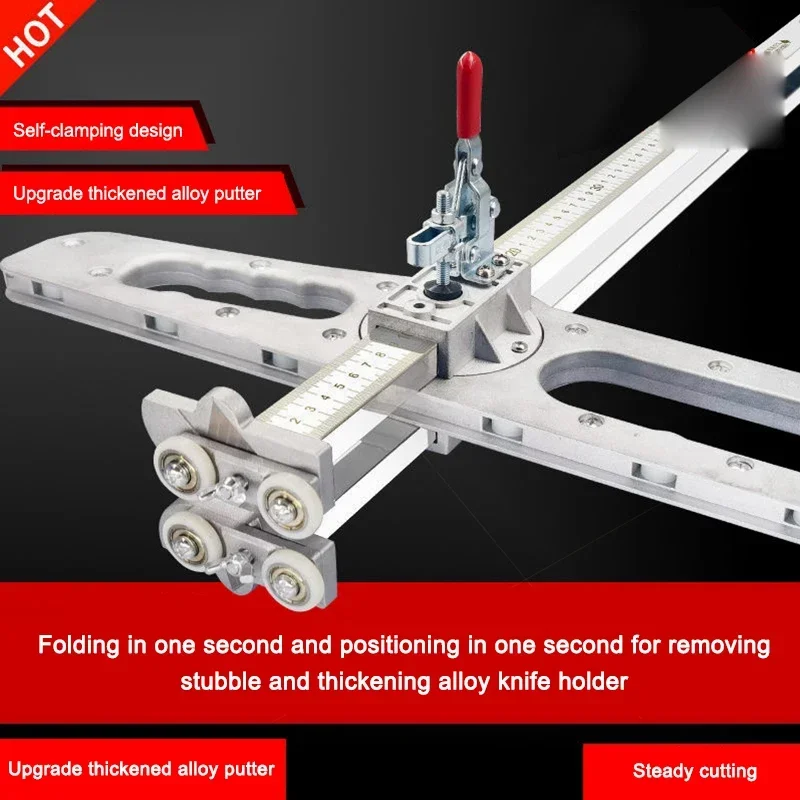 

Электроинструменты Новый гипсокартон для резки артефакта Толкающий нож Новейшая деревообработка Высокоточный складной валик из нержавеющей стали T