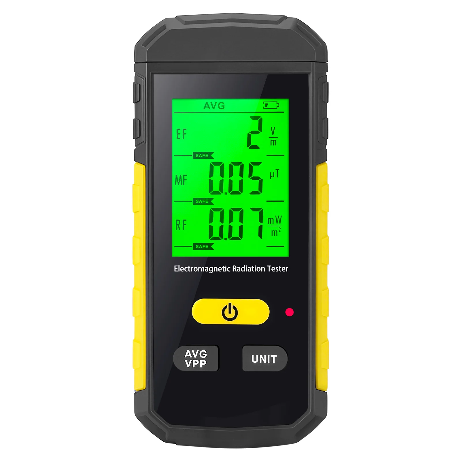 3-in-1 Handheld EMF Meter Detects  For EF RF MF Wifi Signal With 3-Color Backlight Sound Light Alarm Data Hold For Home
