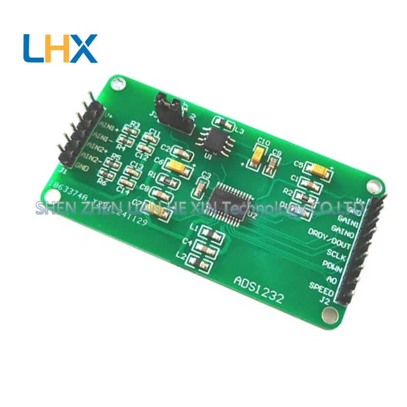 

ADS1232 dual 24-bit analog quantity acquisition module voltage reading