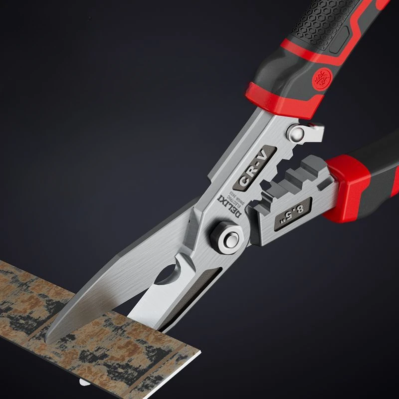 

Industrial Iron Shears Light Steel Keel Strong Stainless Special Wire Cutting and Stripping Crimping Pliers