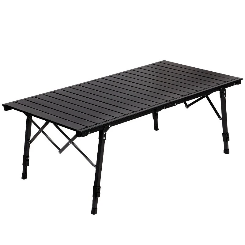 

Outdoor camping folding table, high and low liftable, picnic table
