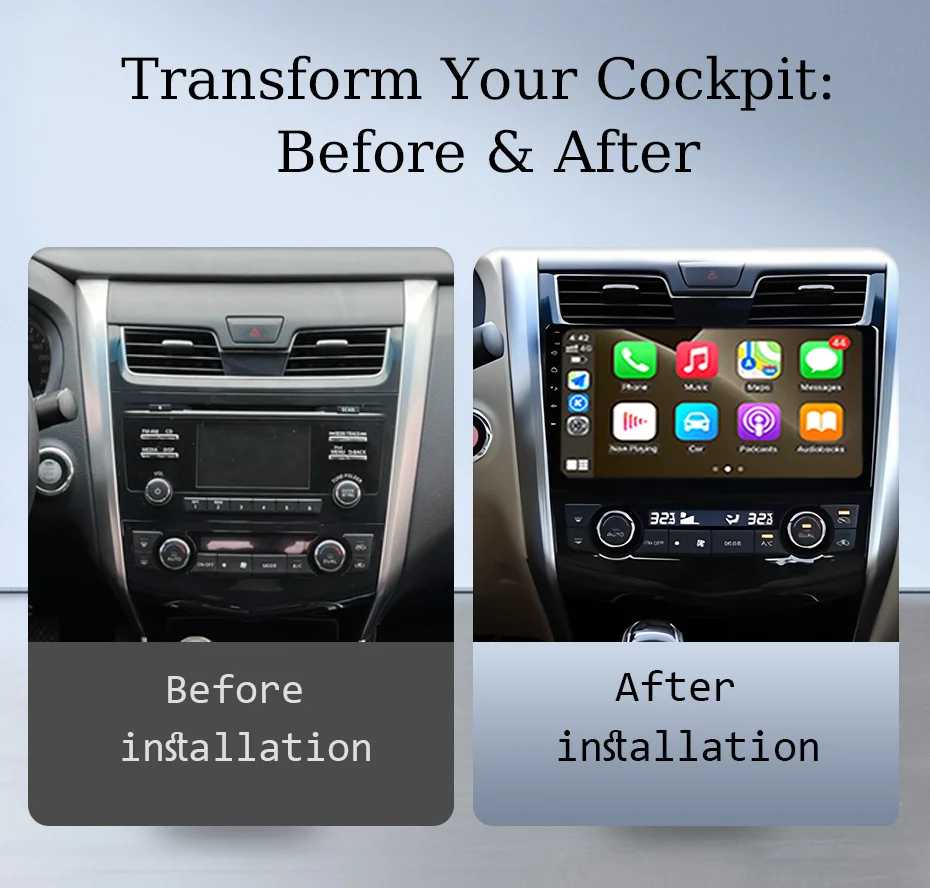 for Nissan Teana Altima J33 2013--2015 Car Radio Multimedia Player 10