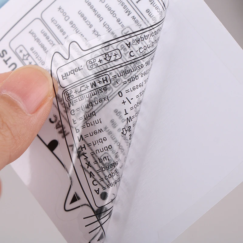 2Pcs Windows/Word Reference Keyboard Computer Shortcut Sticker Adhesive Removable Stickers For Quick Reference Keyboard Guide