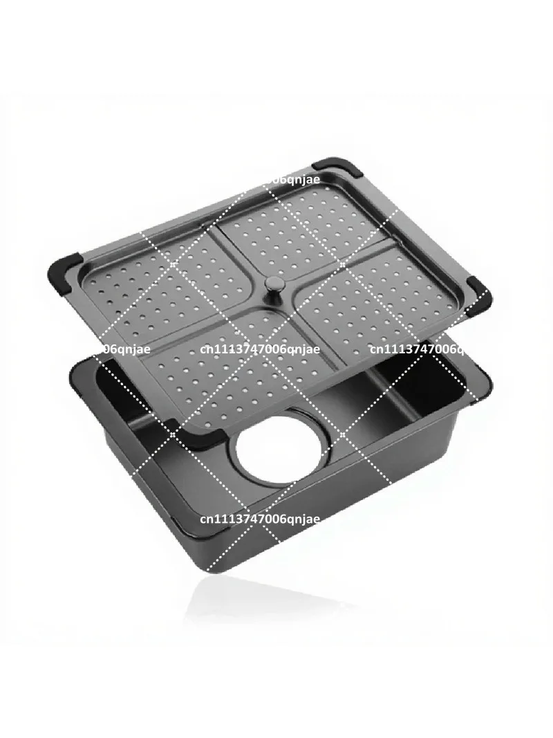 Stainless Steel Camping Sink Table for Outdoor Picnic Kitchen Scrub IGT