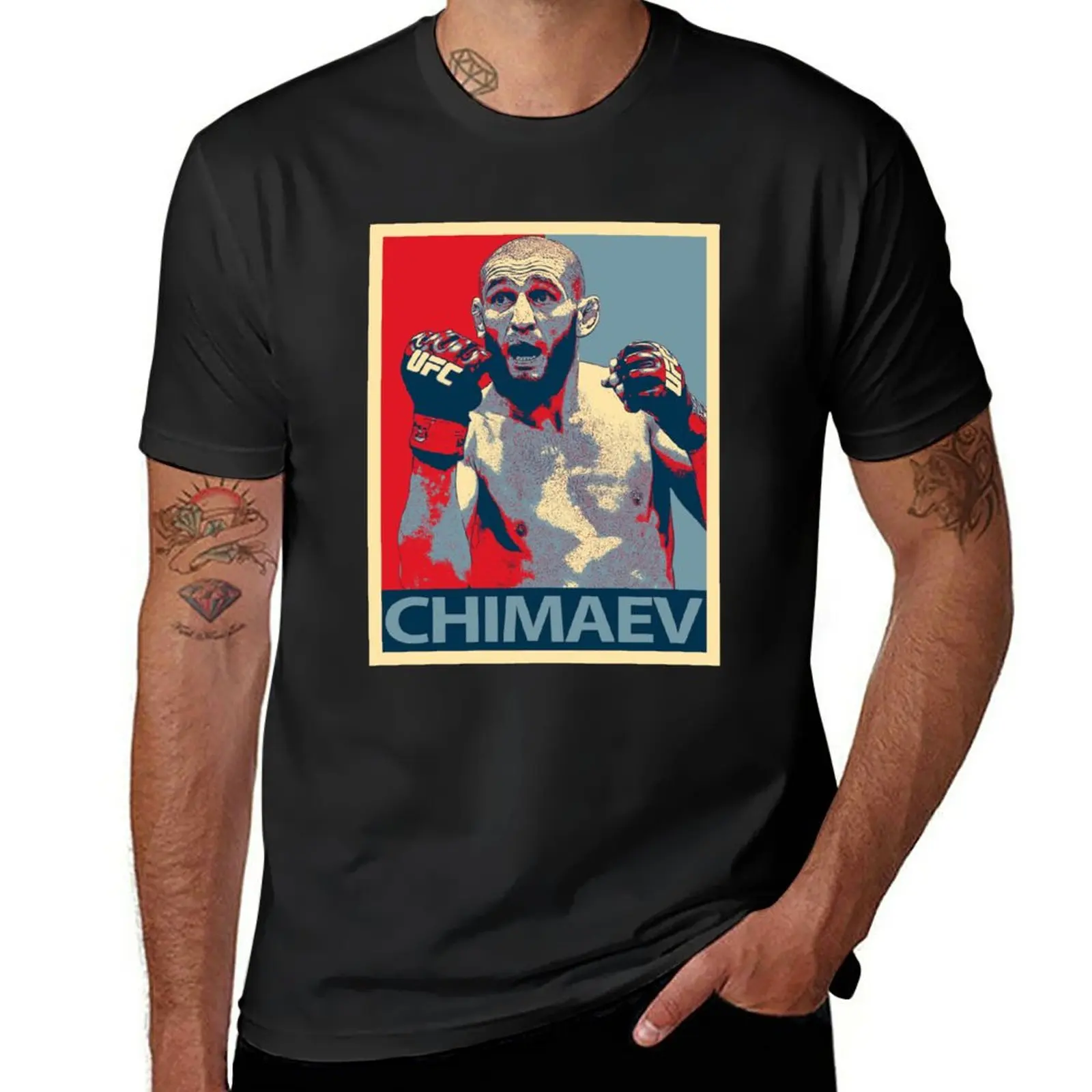 New khamzat chimaev T-Shirt boys white t shirts hippie clothes T-shirts for men cotton