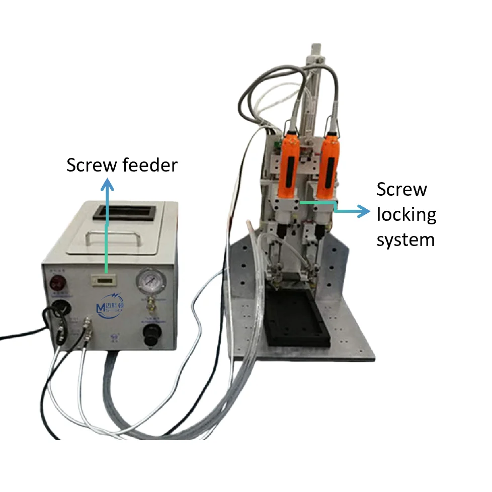 Dual-Head Automatic Screw Locking Machine | Labor-Saving Auto Screw Driving Tool Feeder | Precision Motor Engine 1 Year