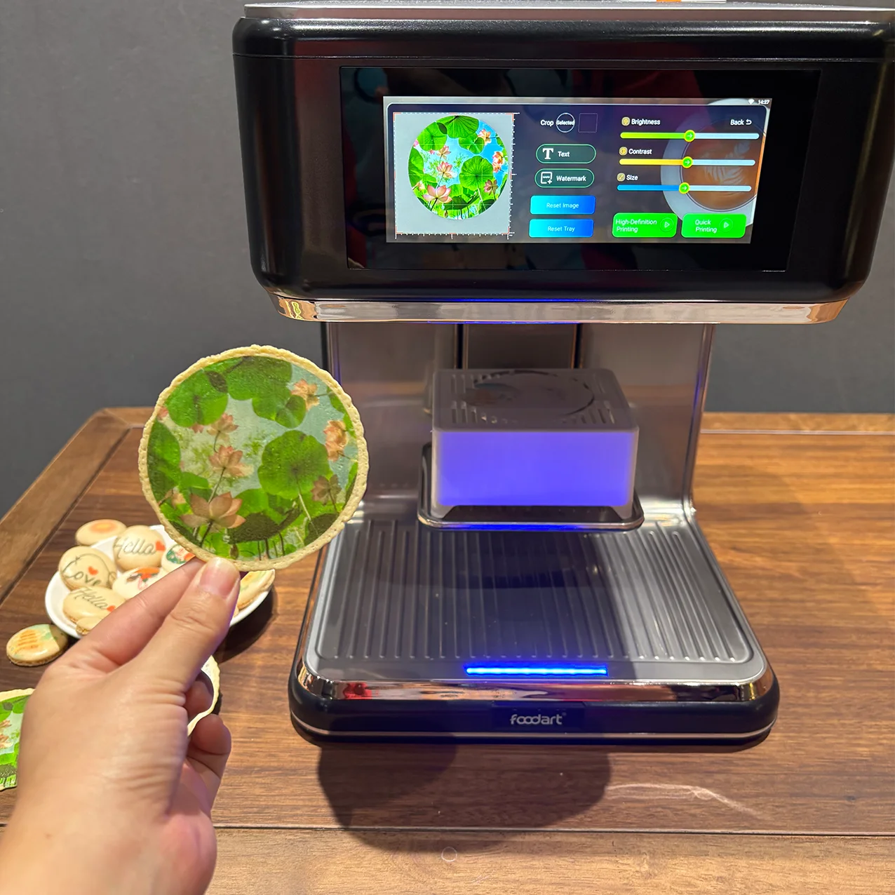 Food Coloring Edible Inkjet Coffee Printer Latte Cappuccino Coffee Foam Printing Machine X5 Coffee Printer