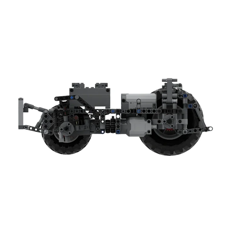 484pcs MOC 유니버설 트랙터 섀시 RC 기술 모델 빌딩 블록 건축 DIY 크리스마스 선물 장난감 창의적인 아이디어