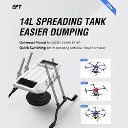 EFT 14L Spreading Tank Easier Dumping  Universal Mount for E610M E610P E410P