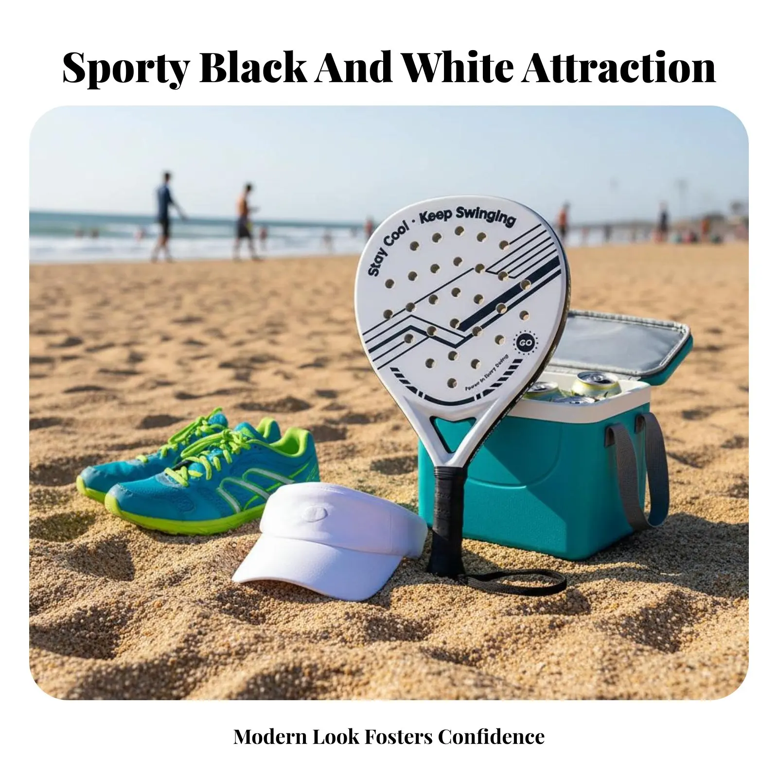 

Легкая ракетка для падела ABS для начинающих, спортивный набор, пляжная ракетка с мягким центром, большая ударная поверхность, амортизация