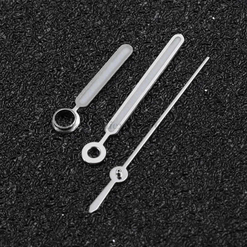 مشاهدة الأيدي الفضة مشرق الأخضر مضيئة الإبر مناسبة ل Nh35 Nh36 4R حركة ModS مؤشر لساعة Seiko استبدال جزء