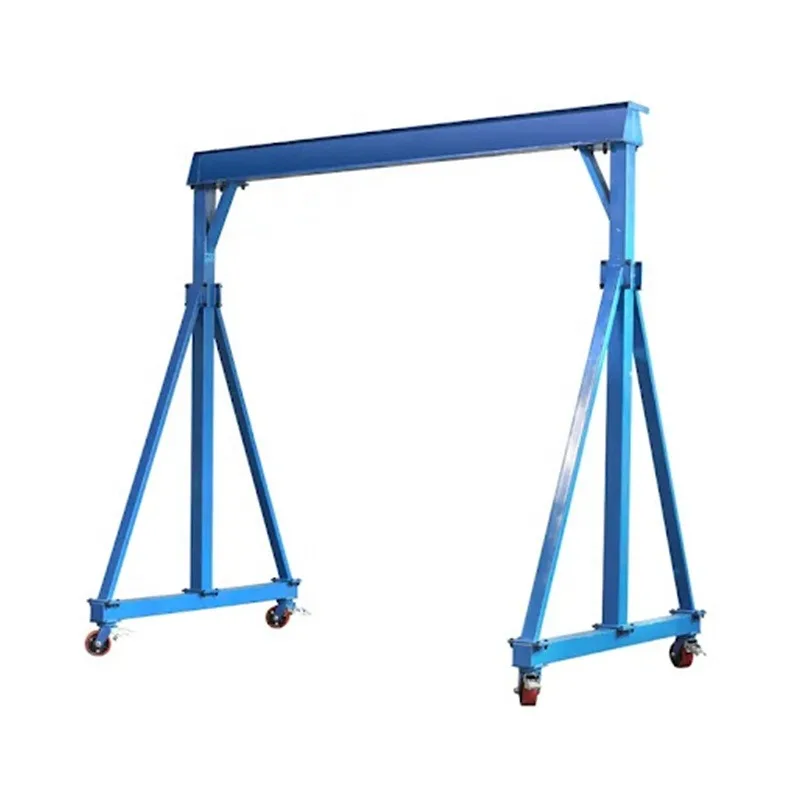 1 ton small simple portable gantry crane ex-factory price