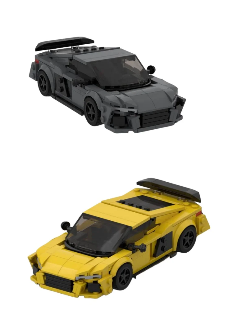 

MOC HOT Technical Car Speed Champions Audied R8 Shelby GT500 Creative Expert Supercar Building Blocks Kid Toys Birthday Gift