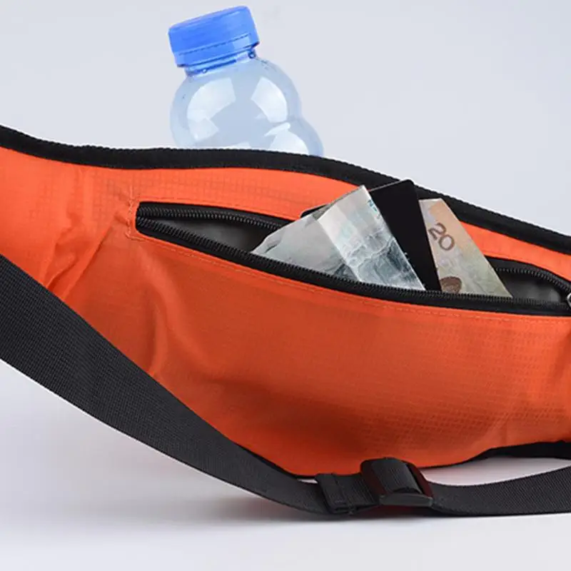 Riñonera deportiva Unisex, bolsa de nailon para colgar en la cadera, botella de agua, correr, escalada, dinero, teléfono móvil, motocicleta, novedad