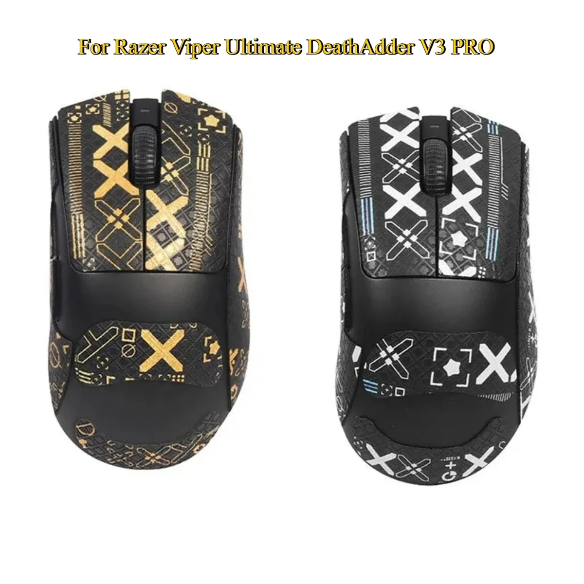 

Superior Grip Anti - Slip Handmade Sticker For Razer Viper Ultimate & DeathAdder V3 PRO - Perfect For Gaming。