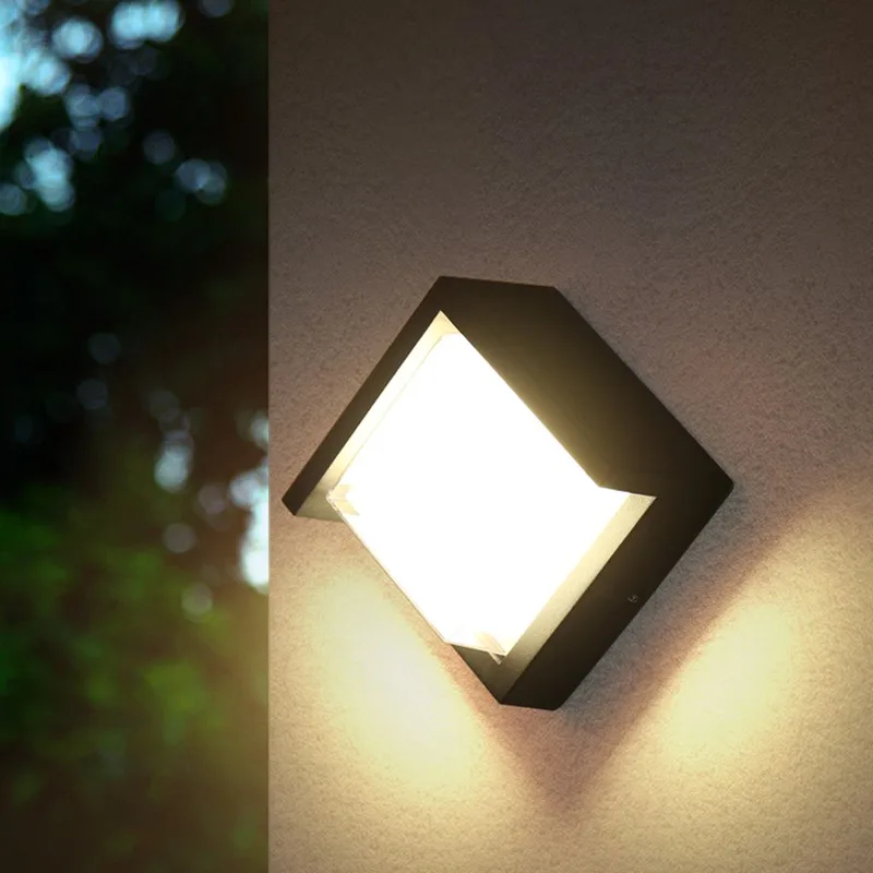 

Outdoor Wall Light LED Lamp Wall Lights Sconces Waterproof Modern Decoration Round Square Light Wall Decor Outdoor Lighting